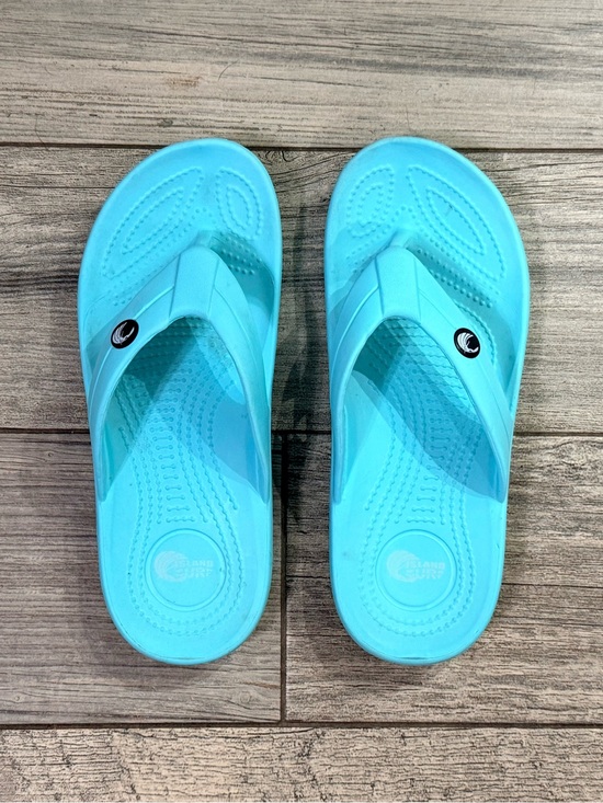 Shoes - Blue Light Weight Flip Flop Sandals
